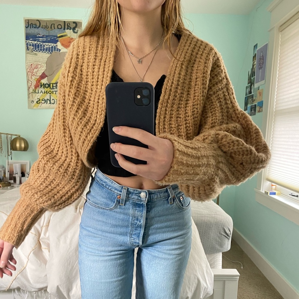 Anthropology cropped cardigan - Picture 2 of 4